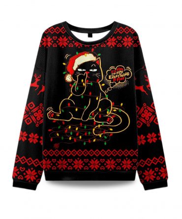 2025 It's Fine I'm Fine EveryThing Is Fine Ugly Christmas Sweater