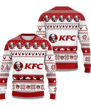 2025 KFC Kentucky Fried Chicken Ugly Christmas Sweater
