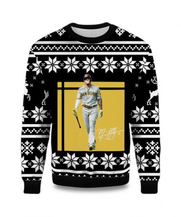 2025 Manny Machado San Diego Padres Ugly Christmas Sweater