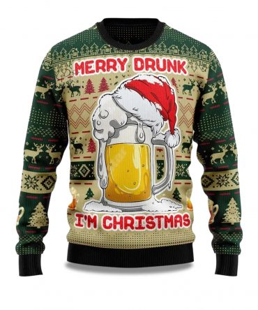 2025 Merry Drunk I'm Christmas Ugly Sweater