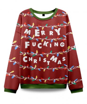 2025 Merry Fucking Christmas Ugly Christmas Sweater