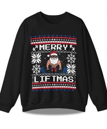 2025 Merry Liftmas Ugly Christmas Sweater