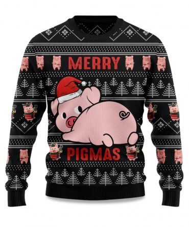 2025 Merry Pigmas Ugly Christmas Sweater