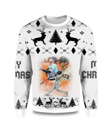2025 Mike Yastrzemski San Francisco Giants Ugly Christmas Sweater