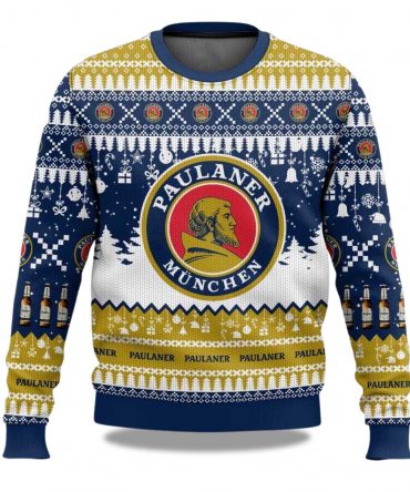 2025 Paulaner German Beer Christmas Ugly Sweater