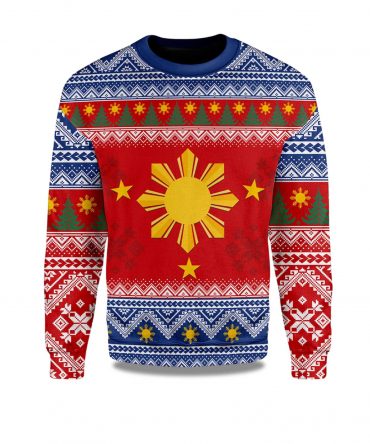 2025 Philippines Filipinos Christmas Ugly Sweater