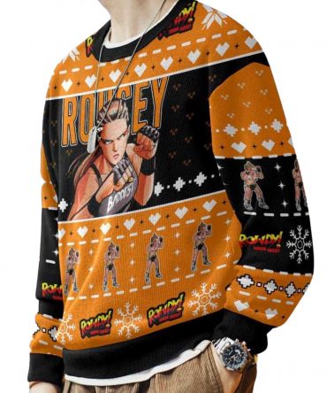 2025 Ronda Rousey Christmas Ugly Sweater