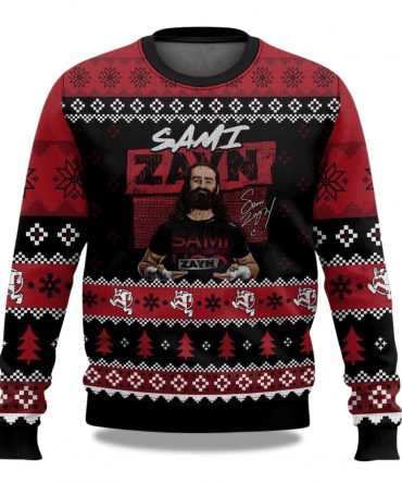 2025 Sami Zayn Christmas Ugly Sweater