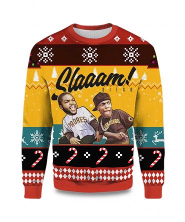 2025 Slaaam Diego Padres Ugly Christmas Sweater