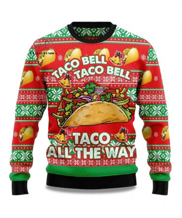 2025 Taco Bell Ugly Christmas Sweater