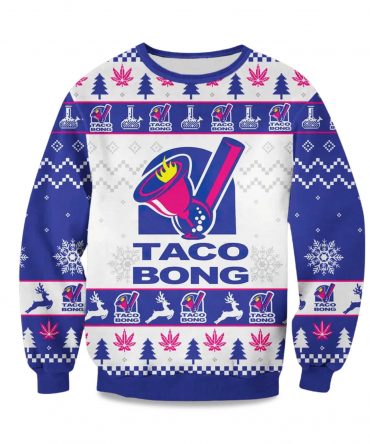 2025 Taco Bong Christmas Ugly Sweater