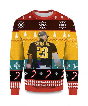 2025 Tatis JR. 23 San Diego Padres Ugly Christmas Sweater
