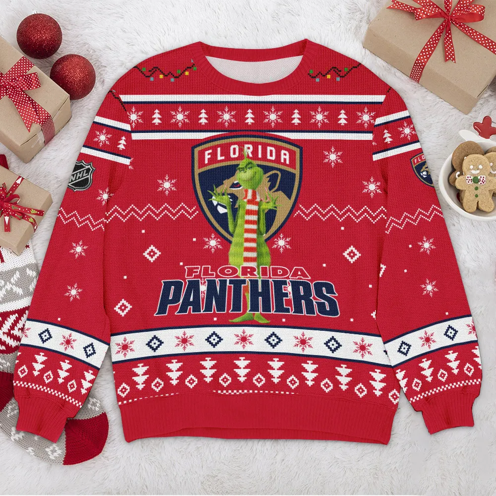 Special Release Florida Panthers NHL Ugly Sweater All Over Prints Christmas Season HONHL170924SW04FP