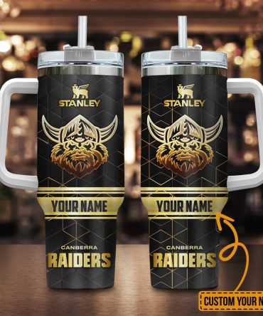 Customizable Canberra Raiders Stanley Tumbler - Personalize Your Drinkware