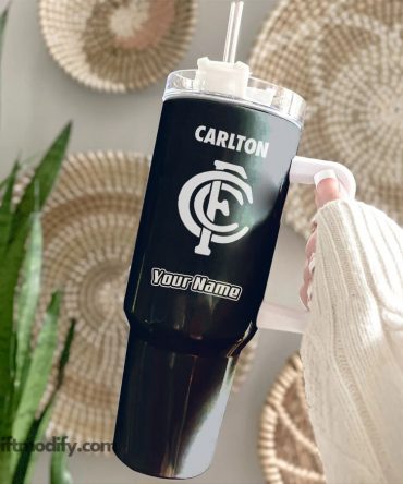 Personalized Carlton Insulated Tumbler with Handle - Custom Name Gift