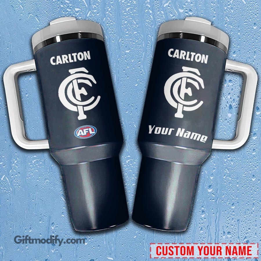Personalized Carlton Thermal Tumbler with Handle - Custom Name - Image 2