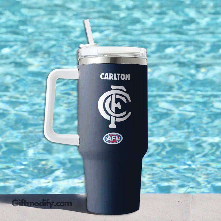 Personalized Carlton Thermal Tumbler with Handle - Custom Name - Image 3