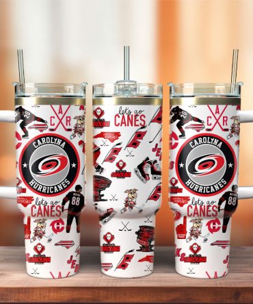 Carolina Hurricanes Fan Travel Mug - Insulated Tumbler for On-the-Go Supporters