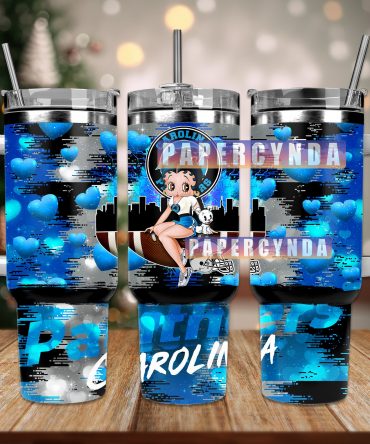 Vibrant Heart Design Tumbler with Handle & Straw - Perfect Gift for Fans