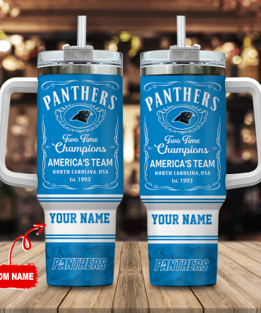 Customizable Panthers Championship Tumbler - Durable, Personalized Drinkware