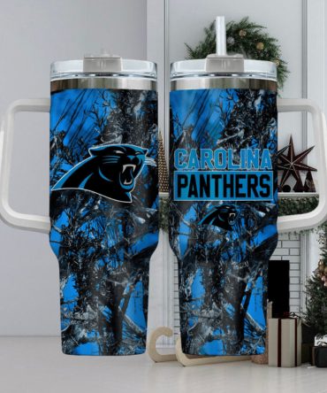Carolina Panthers Insulated Tumbler - Stay Refreshed and Show Your Team Pride!