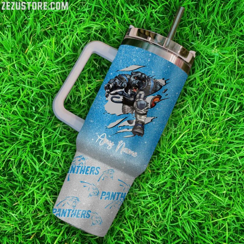 Personalized Panthers Tumbler - Custom Name & Design - Image 3