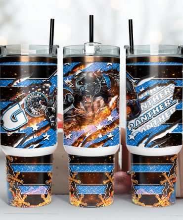 Limited Edition Panthers Insulated Tumbler - Stay Hydrated in Style