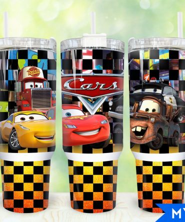 Pixar Cars Characters Tumbler with Straw - Kids' Favorite Travel Mug