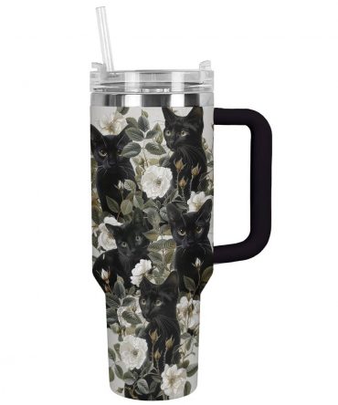 Cat Custom Stanley Cup 40 oz 30 oz Tumbler With Handle