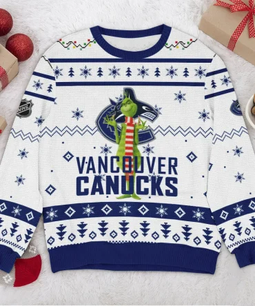 Special Release Vancouver Canucks NHL Ugly Sweater All Over Prints Christmas Season HONHL170924SW32VC