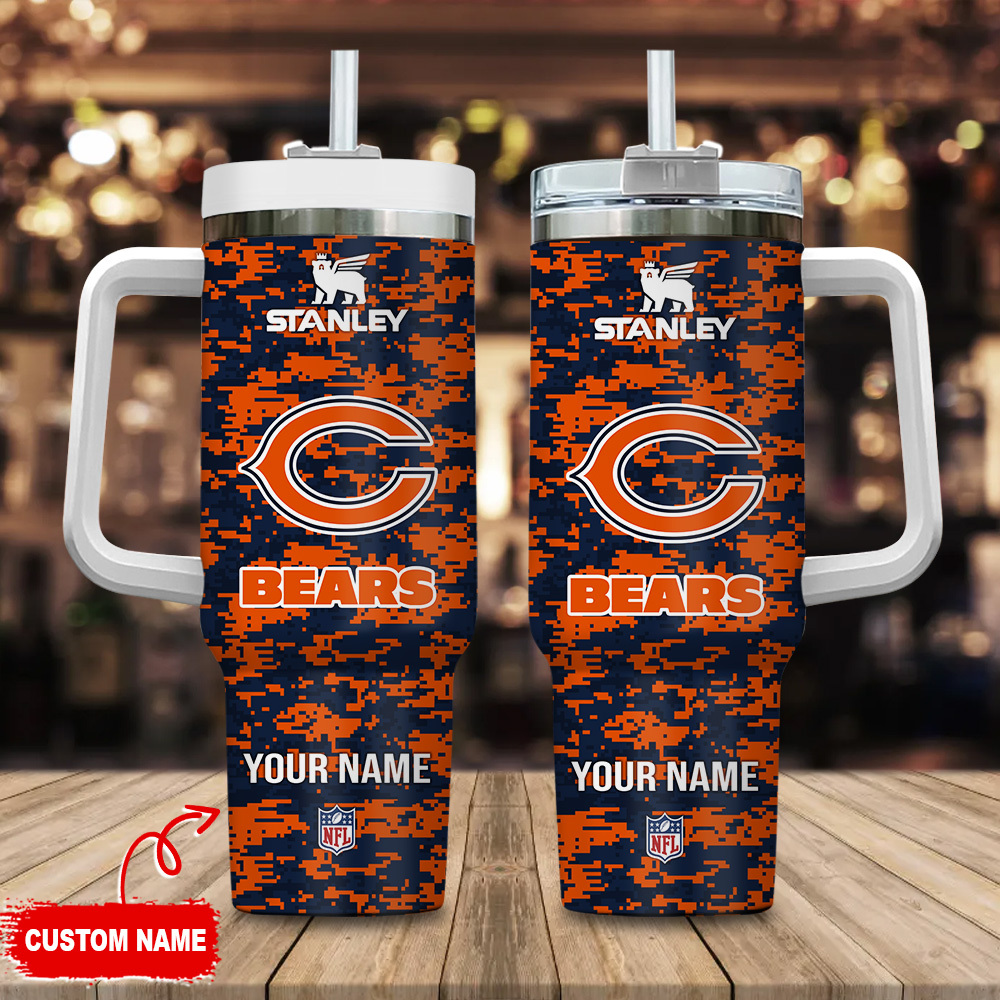 Customizable NFL Team Tumbler - Personalized Stanley Mug for Fans