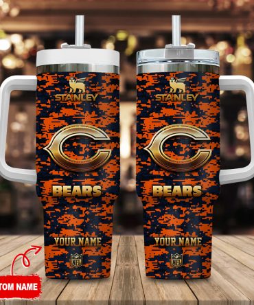 Customizable Bears Tumbler with Handle - Show Your Team Pride