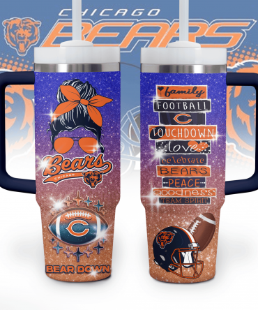 Chicago Bears Fan Tumbler - Show Your Team Spirit with Every Sip!