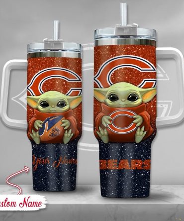 Custom Name Baby Alien Football Tumbler – Perfect Gift for Fans