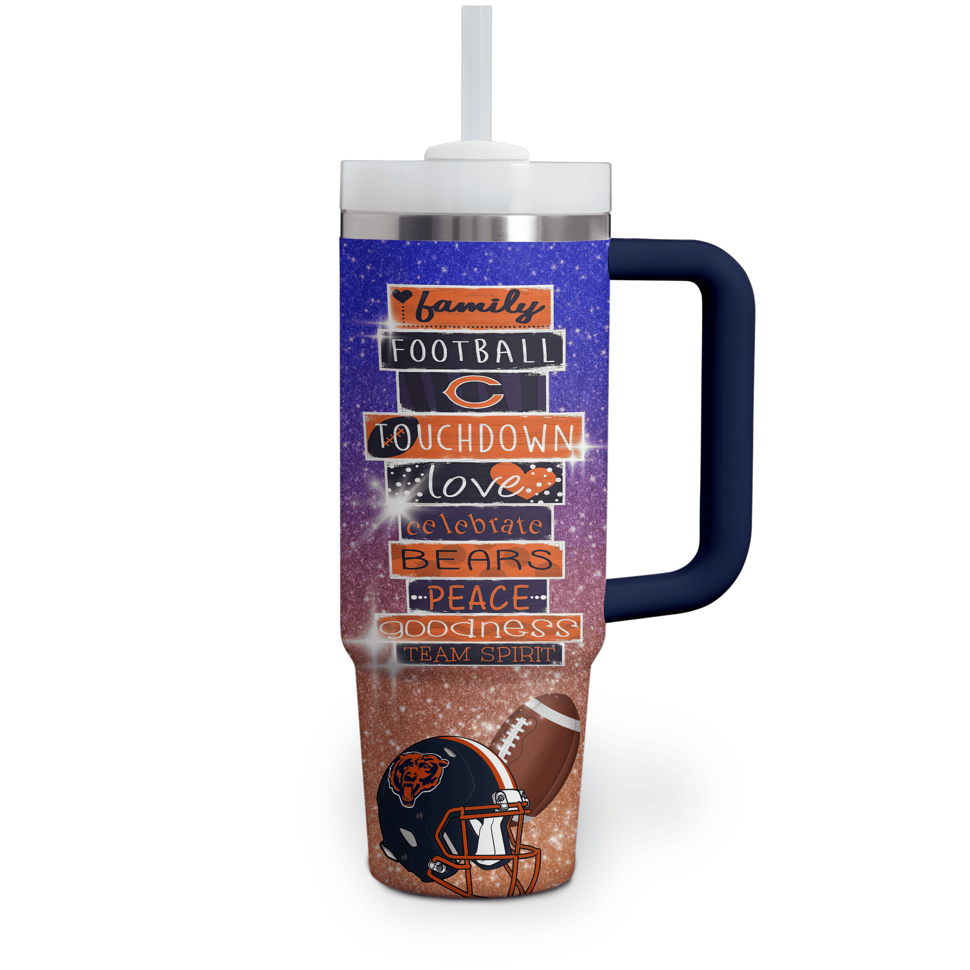 Chicago Bears Fan Tumbler - Show Your Team Spirit with Every Sip! - Image 3
