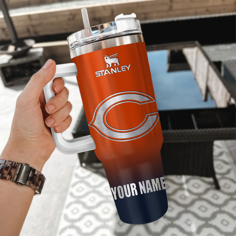 Customizable Sports Team Tumbler with Handle & Straw - Personalize with Your Name - Image 3