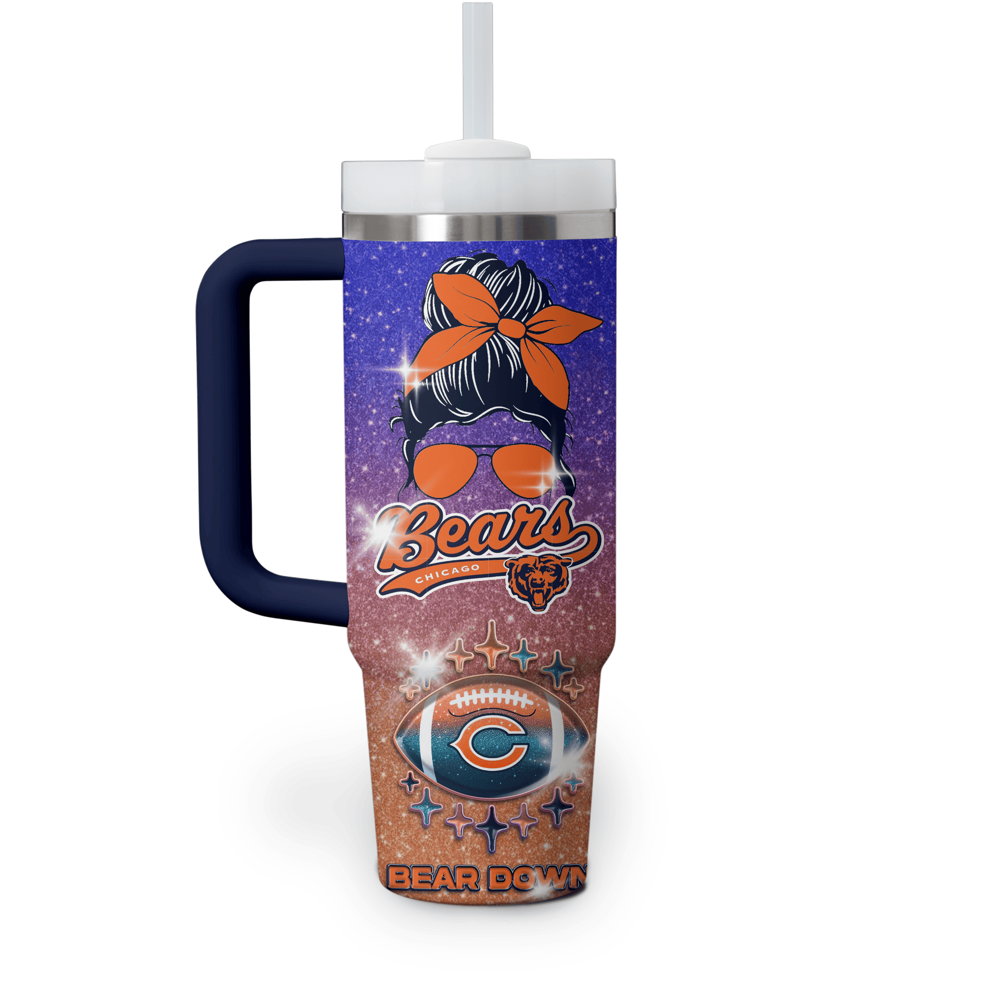 Chicago Bears Fan Tumbler - Show Your Team Spirit with Every Sip! - Image 4