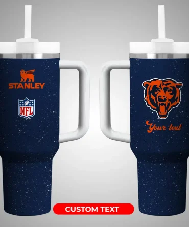 Personalized Stanley NFL Team Tumbler with Custom Text - Perfect Gift for Sports Fans