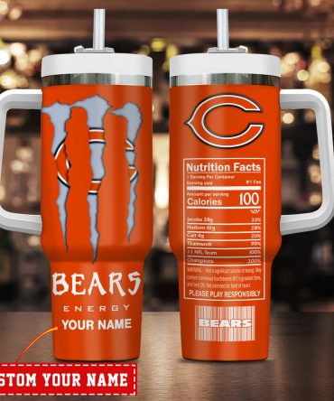 Customizable Bears Energy Drink Mug with Handle - Personalized Gift