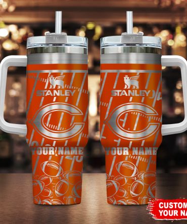 Customizable Stanley Tumbler with Handle - Personalized Sports Design