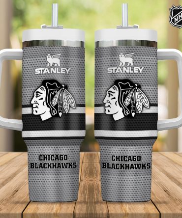Stanley Chicago Blackhawks Insulated Travel Mug - Keeps Drinks Hot or Cold