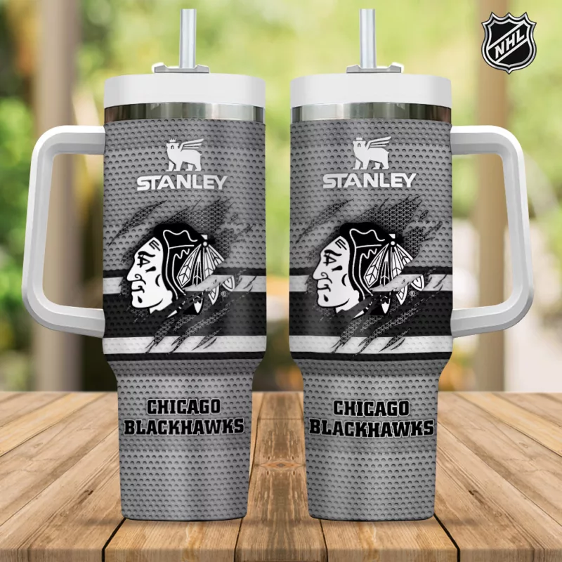 Stanley Chicago Blackhawks Insulated Tumbler with Handle - NHL Fan Essential - Image 7