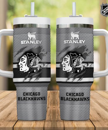 Stanley Chicago Blackhawks Insulated Tumbler with Handle - NHL Fan Essential