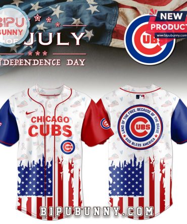 Chicago Cubs Independence Day Baseball Jersey 2025