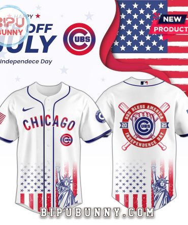 Chicago Cubs MLB Independence Day 2025 Baseball Jersey