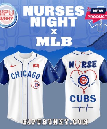 Chicago Cubs MLB Nurses Game Night Baseball Jersey