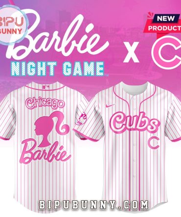 Chicago Cubs MLB x Barbie Night Game Baseball Jersey