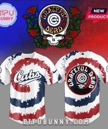 Chicago Cubs MLB x Grateful Dead Baseball Jersey