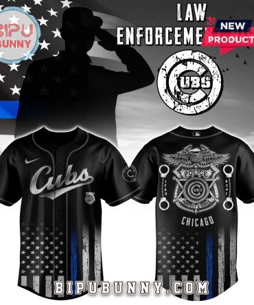 Chicago Cubs MLB x Law Enforcement Night Baseball Jersey