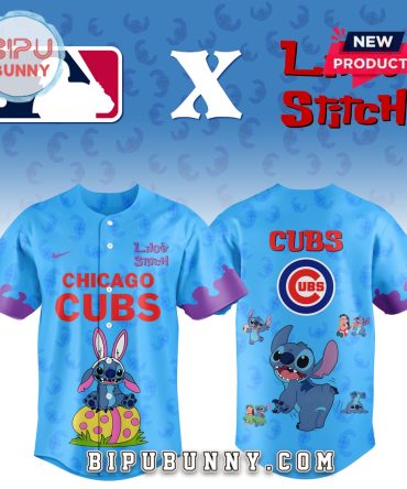 Chicago Cubs MLB x Lilo and Stitch Baseball Jersey
